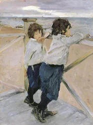 2人の男の子、1899年